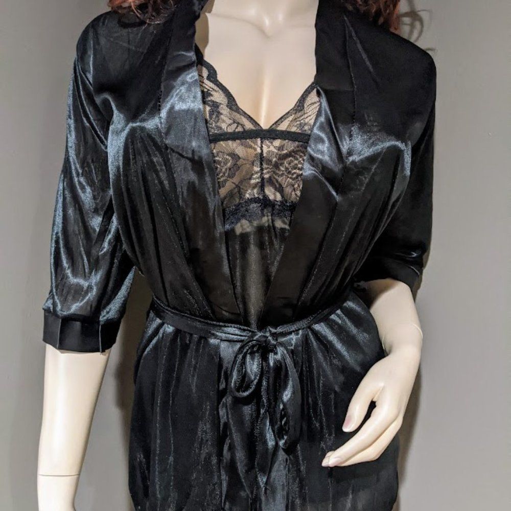 Midnight 3 Piece Robe Set - Picture 9 of 9